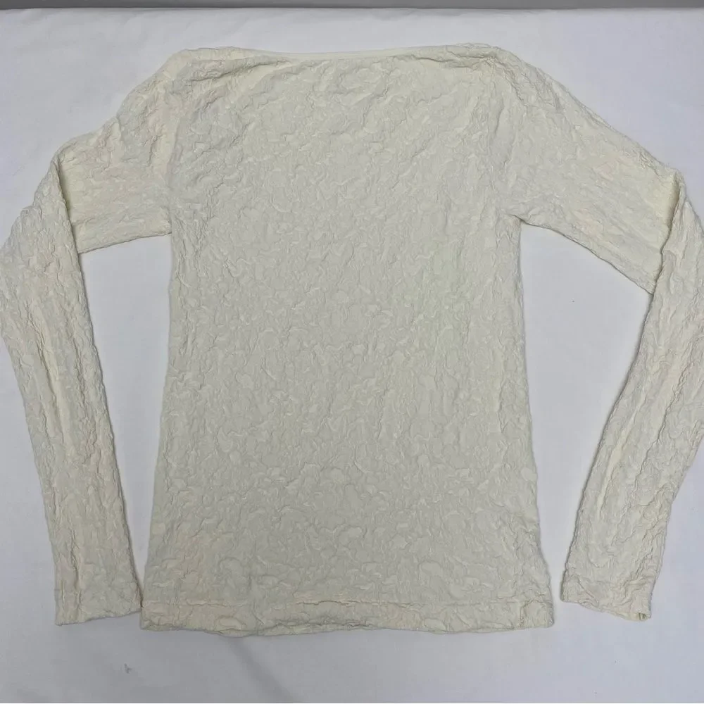Free People Have It All Intimately Fitted Ivory Long Sleeve Women’s Size L